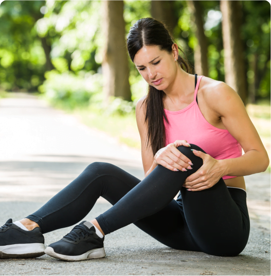 women having in keen pain